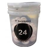 Tub of (24) 9" Baseballs