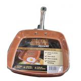 9.5" Kaden Copper Square Non-Stick Fry Pan