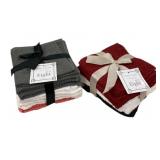 Set of 16 100% Cotton Washcloths