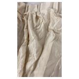 Cream Color Lined Drape for Sliding/French Doors