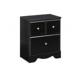 Ashley B271 Black Night Stand