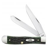 2021 Case XX Bermuda Green Bone Large Trapper