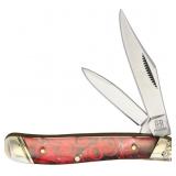 Rough Ryder Red Roses Peanut Pocket Knife