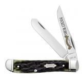 2021 Case XX Olive Green Bone Mini Trapper Knife