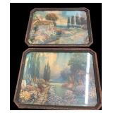 Pair Antique Pictures