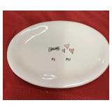 Rae Dunn Mr & Mrs Plate