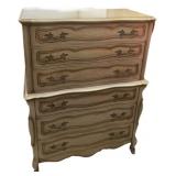 French Provincial Style 5 Drawer Chest