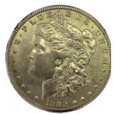 1902 New Orleans AU Morgan Silver Dollar