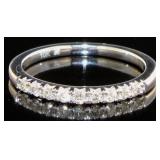 10kt Gold Brilliant 1/4 ct Diamond Wedding Band