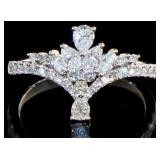 14kt Gold 1.00 ct Diamond Princess Ring