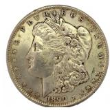 1890 Philadelphia BU Morgan Silver Dollar