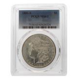 1881 San Francisco MS63 Morgan Silver Dollar