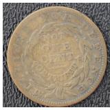 1837 Not One Cent Copper Civil War Token