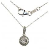 Round Brilliant Large Diamond Necklace