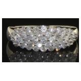 10kt Gold Brilliant 1.00 ct Diamond Designer Ring