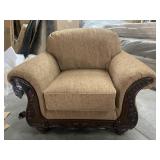 Ashley Chair w/ Wood Trim