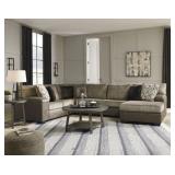 Ashley 91302 Abalone 3 pc Sectional Sofa w/Chaise