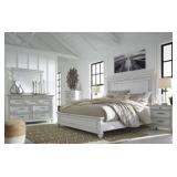 Queen Ashley B777 Kanwyn White 5 pc Bedroom Suite