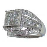 14kt Gold Brilliant 3.00 ct Designer Diamond Ring