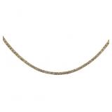 14kt Gold 6.53 ct 24" Diamond Tennis Necklace