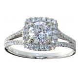 14k Gold 1.21 ct GIA Round Brilliant Diamond Ring