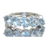 Natural 2.94 ct Aquamarine Designer Ring