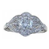 14kt Gold 1.33 ct Round Brilliant Diamond Ring