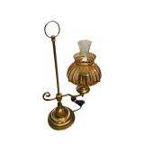 Amber Shade Student Lamp