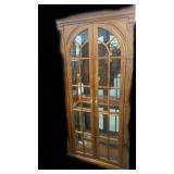 Matching 25ab Estate Mirrored Back Curio Cabinet