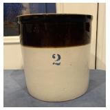2 Gallon Antique Crock