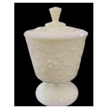 Fenton 10 " Yellow Candy Dish