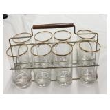 Vintage Gold Rim Glasses & Carrier