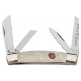 Tree Brand Boker Smooth White Bone Congress Knife