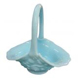 Blue Fenton Basket