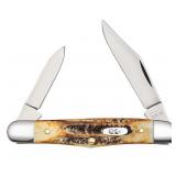 2021Case XX 6.5 BoneStag Half Whittler Knife