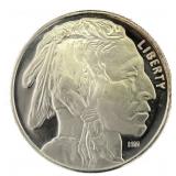 One Ounce: Buffalo .999 Fine Silver Coin