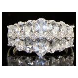 Natural 2.10 ct Petalite & Zircon Designer Ring