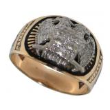 10kt Gold Masonic Estate Ring