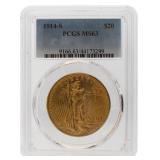 1914-S MS63 Saint Gaudens $20.00 Gold Double Eagle