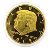 Donald Trump Clad Gold Coin