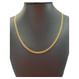 14kt Gold 20" Mariner Link Necklace