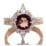 Elegant 3.88 ct Pink Spinel Cocktail Ring