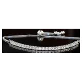 Elegant 1/2 ct Diamond Bolo Bracelet