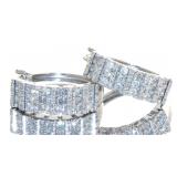 Brilliant 1.00 ct Diamond Hoop Earrings