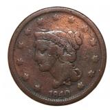 1840 Liberty Head Copper Large Cent