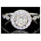 14kt Gold 1.40 ct Round Brilliant Diamond Ring