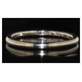 14kt White Gold Wedding Band