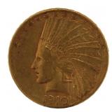 1910 Indian Head $10.00 Gold Eagle