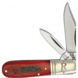 Rough Ryder Black Cherry Bone Barlow Pocket Knife