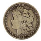 1887 New Orleans Morgan Silver Dollar